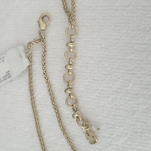 New Lucky Brand Druzy Layered Lariat Necklace - Picture 9 of 9